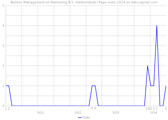 Bullens Management en Marketing B.V. (Netherlands) Page visits 2024 