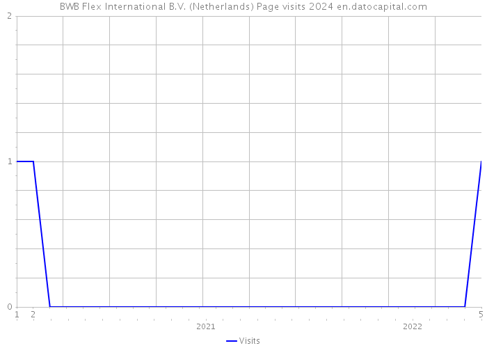 BWB Flex International B.V. (Netherlands) Page visits 2024 