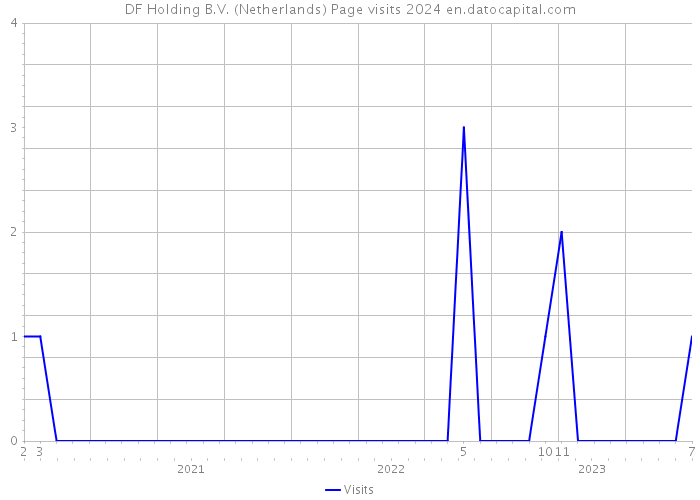 DF Holding B.V. (Netherlands) Page visits 2024 