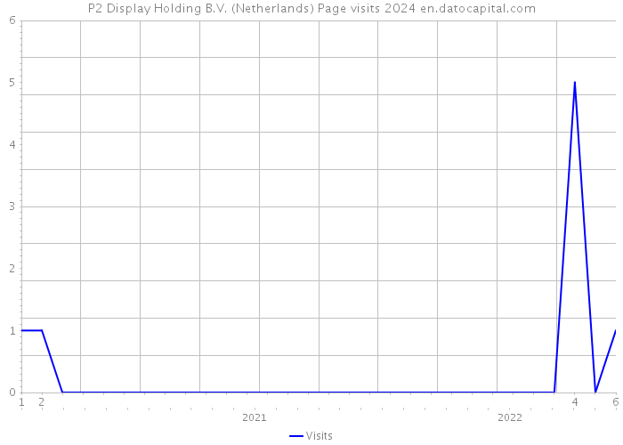 P2 Display Holding B.V. (Netherlands) Page visits 2024 