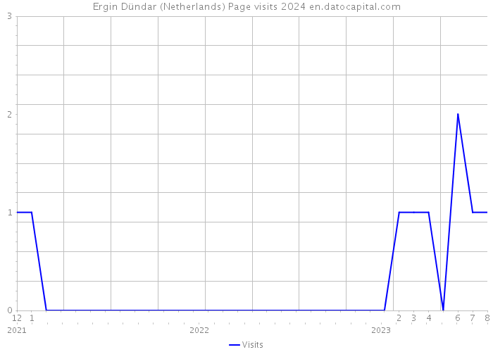 Ergin Dündar (Netherlands) Page visits 2024 