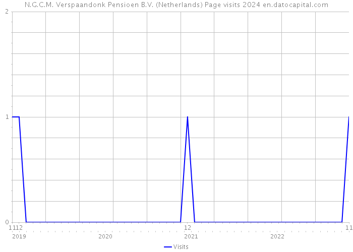 N.G.C.M. Verspaandonk Pensioen B.V. (Netherlands) Page visits 2024 