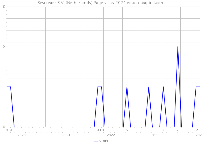 Bestevaer B.V. (Netherlands) Page visits 2024 