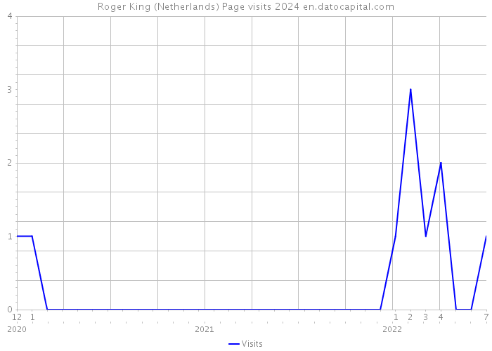 Roger King (Netherlands) Page visits 2024 