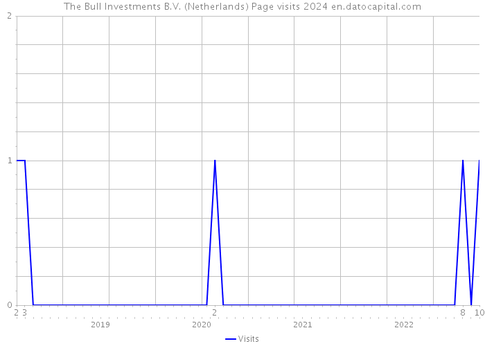 The Bull Investments B.V. (Netherlands) Page visits 2024 