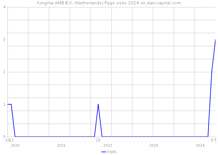 Kingma AMB B.V. (Netherlands) Page visits 2024 