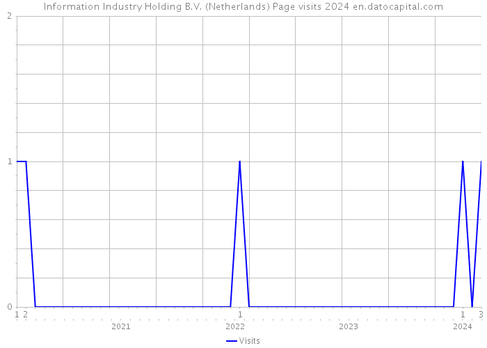 Information Industry Holding B.V. (Netherlands) Page visits 2024 