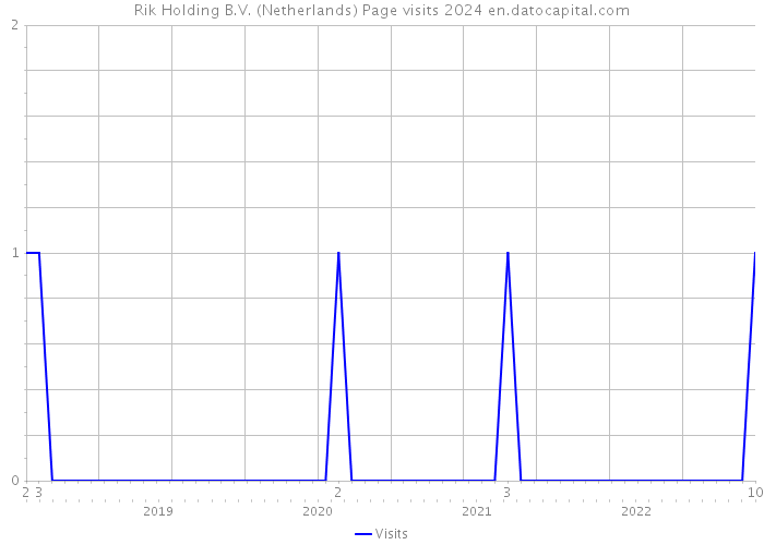 Rik Holding B.V. (Netherlands) Page visits 2024 