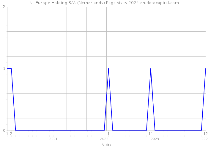 NL Europe Holding B.V. (Netherlands) Page visits 2024 