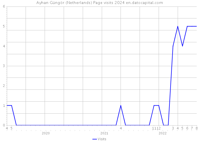 Ayhan Güngör (Netherlands) Page visits 2024 