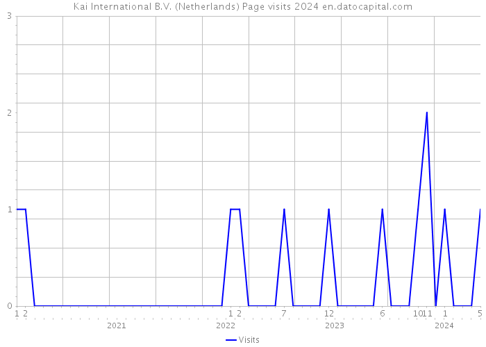 Kai International B.V. (Netherlands) Page visits 2024 