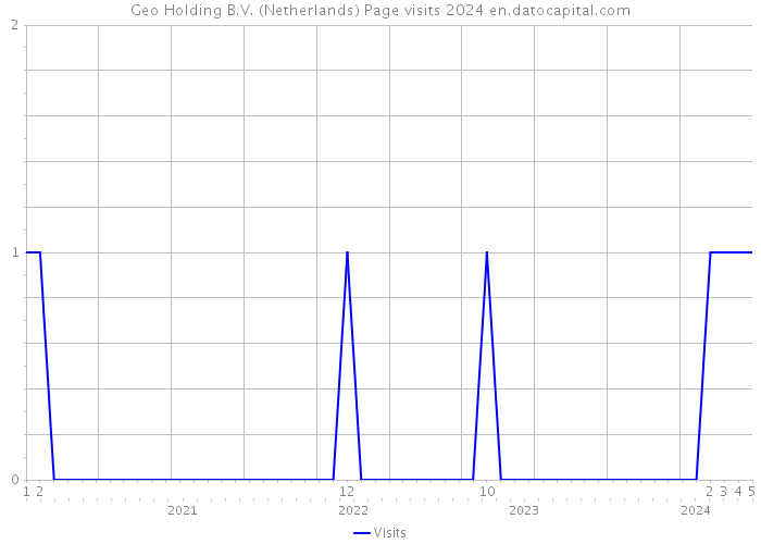 Geo Holding B.V. (Netherlands) Page visits 2024 