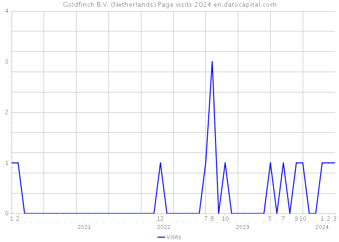 Goldfinch B.V. (Netherlands) Page visits 2024 
