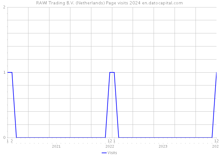RAWI Trading B.V. (Netherlands) Page visits 2024 