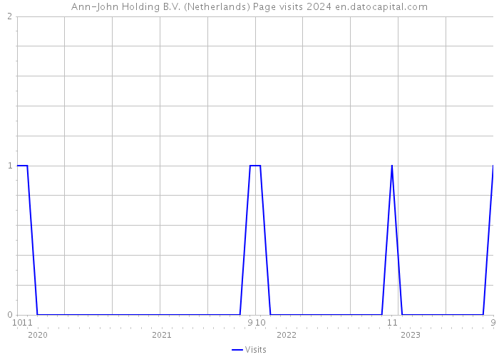 Ann-John Holding B.V. (Netherlands) Page visits 2024 