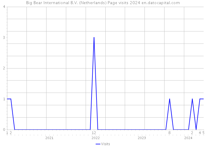Big Bear International B.V. (Netherlands) Page visits 2024 