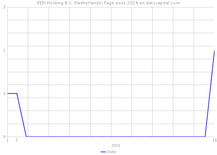 REN Holding B.V. (Netherlands) Page visits 2024 