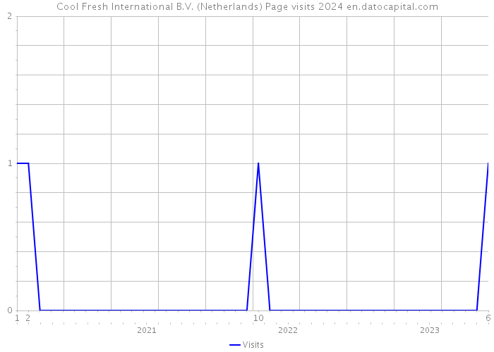 Cool Fresh International B.V. (Netherlands) Page visits 2024 