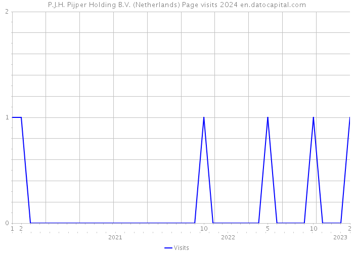 P.J.H. Pijper Holding B.V. (Netherlands) Page visits 2024 