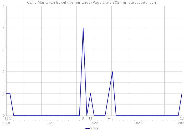 Carlo Maria van Boxel (Netherlands) Page visits 2024 