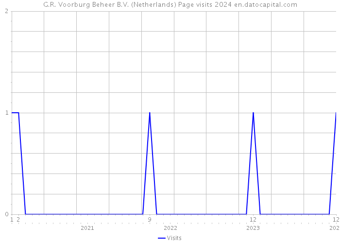 G.R. Voorburg Beheer B.V. (Netherlands) Page visits 2024 