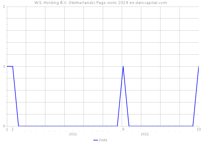 W.S. Holding B.V. (Netherlands) Page visits 2024 