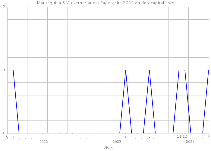 Mantequilla B.V. (Netherlands) Page visits 2024 