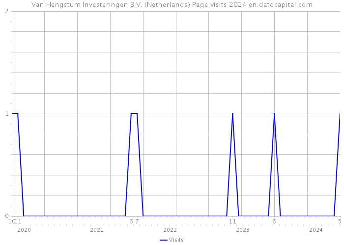 Van Hengstum Investeringen B.V. (Netherlands) Page visits 2024 