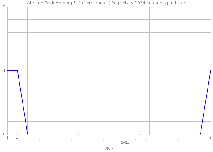 Almond Peak Holding B.V. (Netherlands) Page visits 2024 
