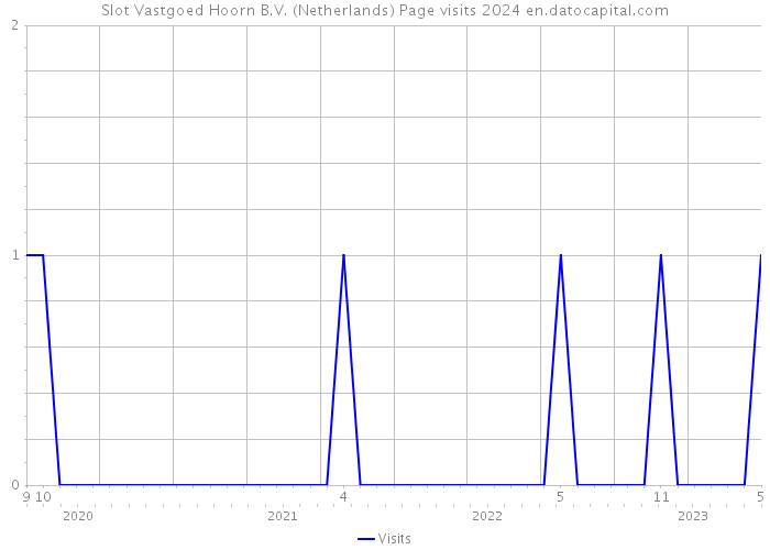 Slot Vastgoed Hoorn B.V. (Netherlands) Page visits 2024 