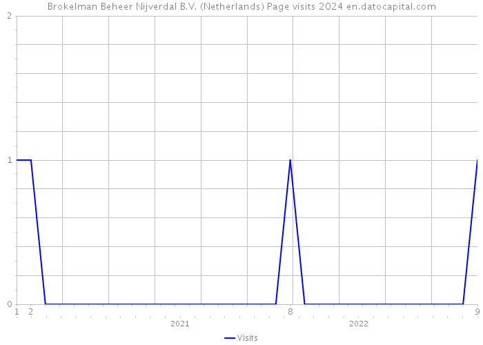 Brokelman Beheer Nijverdal B.V. (Netherlands) Page visits 2024 