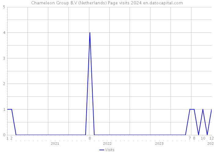 Chameleon Group B.V (Netherlands) Page visits 2024 