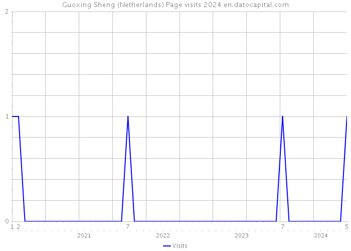 Guoxing Sheng (Netherlands) Page visits 2024 