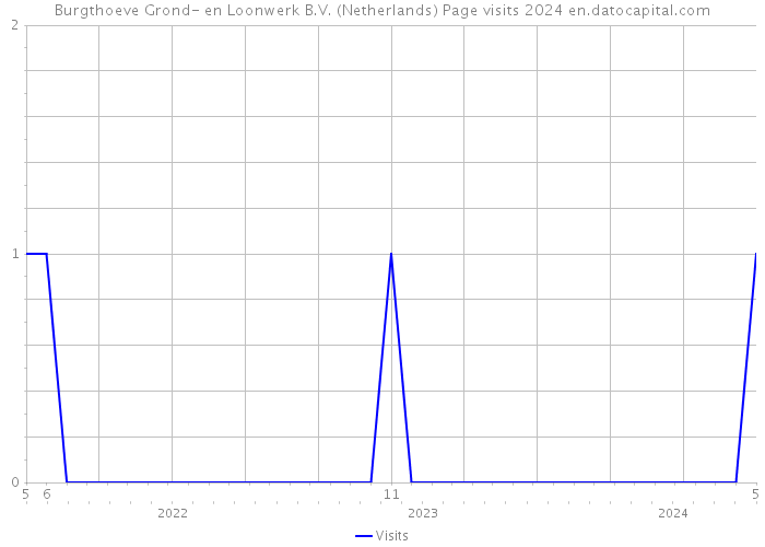 Burgthoeve Grond- en Loonwerk B.V. (Netherlands) Page visits 2024 