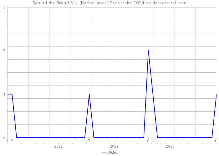 Behind the Brand B.V. (Netherlands) Page visits 2024 