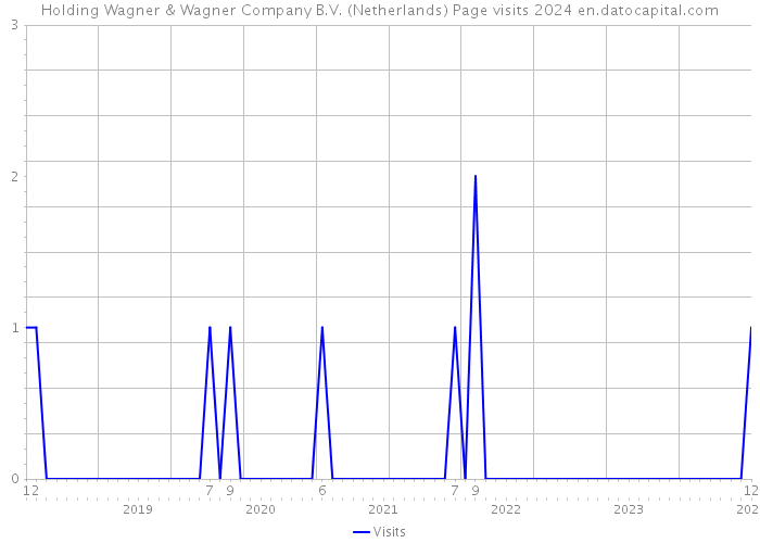 Holding Wagner & Wagner Company B.V. (Netherlands) Page visits 2024 