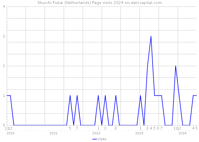 Shuichi Fukai (Netherlands) Page visits 2024 