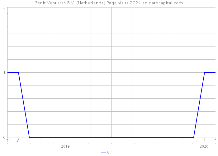 Zenit Ventures B.V. (Netherlands) Page visits 2024 