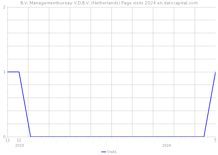 B.V. Managementbureau V.D.B.V. (Netherlands) Page visits 2024 