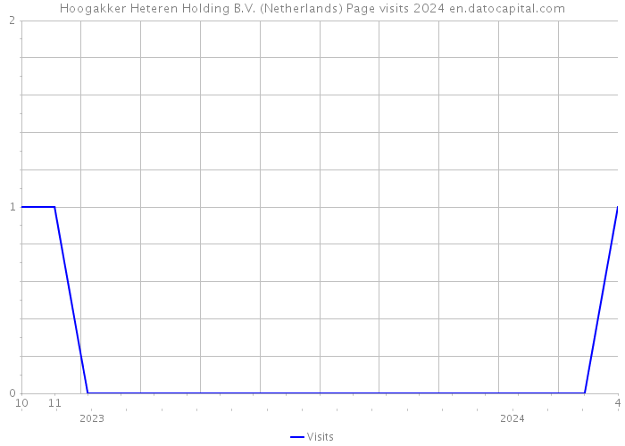 Hoogakker Heteren Holding B.V. (Netherlands) Page visits 2024 