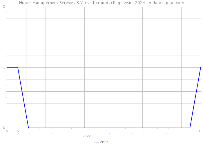 Hubar Management Services B.V. (Netherlands) Page visits 2024 