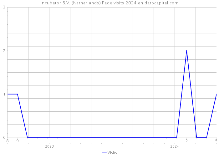 Incubator B.V. (Netherlands) Page visits 2024 