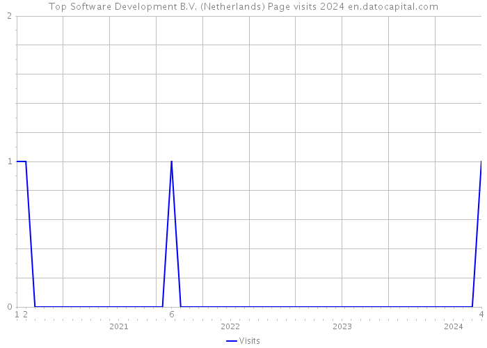 Top Software Development B.V. (Netherlands) Page visits 2024 