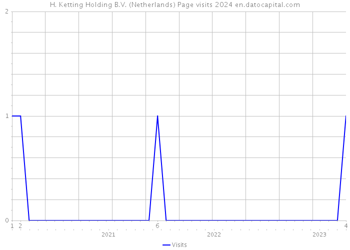 H. Ketting Holding B.V. (Netherlands) Page visits 2024 