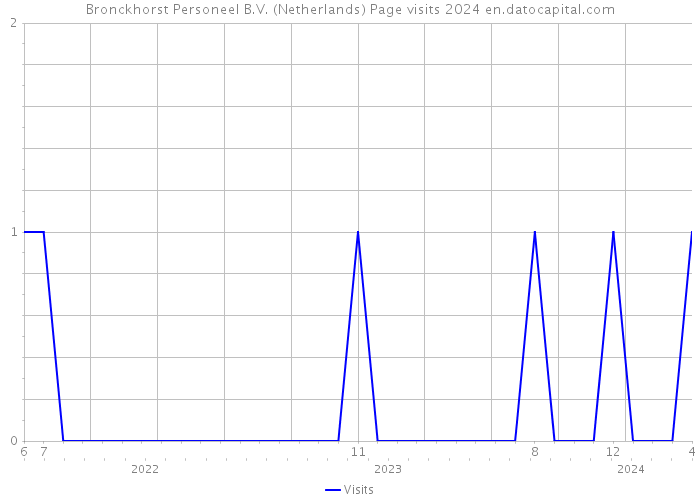 Bronckhorst Personeel B.V. (Netherlands) Page visits 2024 