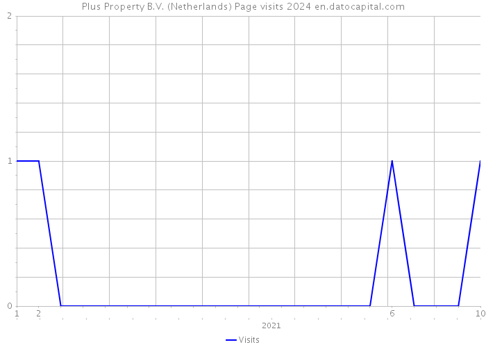 Plus Property B.V. (Netherlands) Page visits 2024 