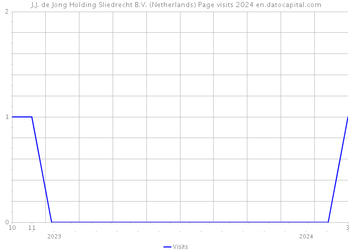 J.J. de Jong Holding Sliedrecht B.V. (Netherlands) Page visits 2024 