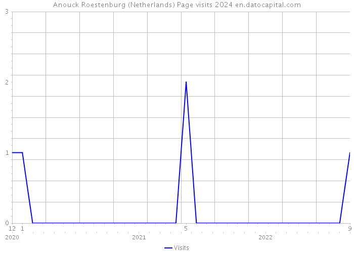 Anouck Roestenburg (Netherlands) Page visits 2024 