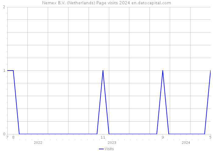 Nemex B.V. (Netherlands) Page visits 2024 