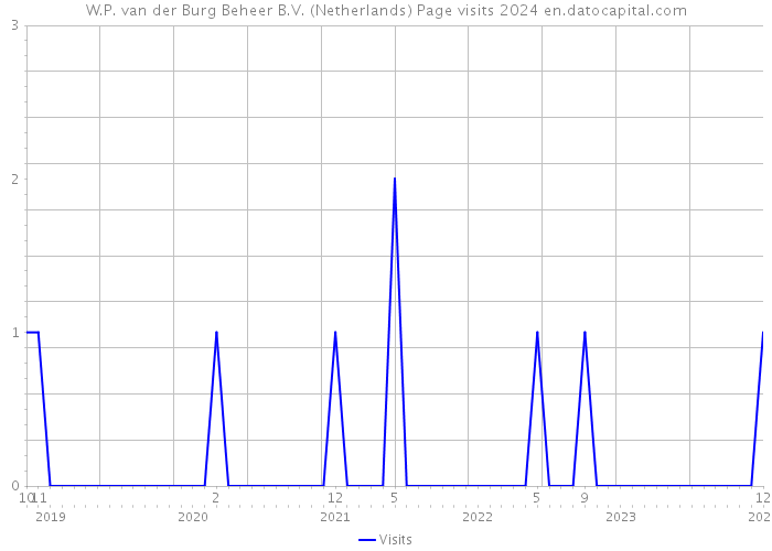 W.P. van der Burg Beheer B.V. (Netherlands) Page visits 2024 